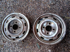 2 Stahlfelgen 4,5x15" LK 130mm