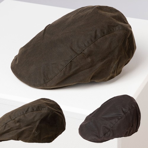 Herren wachs flatcap 100 - wachs,