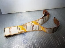 70's FENDER STRATOCASTER GUITAR STRAP USA - WHITE