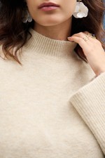 Damen Alpaka- und Wollpullover