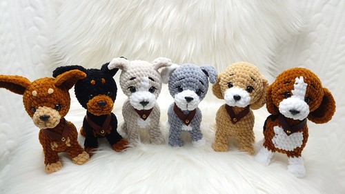 Amigurumi gehäkelt hund - amigurumi, gehäkelt,