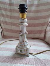 zwei Tischlampen (Porzellan/Steingut)