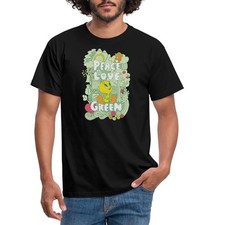 Looney Tunes Tweety Peace Love Green Design Männer T-Shirt