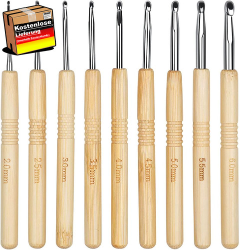 Häkelnadel set stück - set, 9