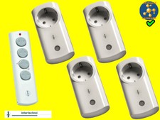 Funk-Steckdosen 4-fach-Set