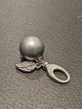 Jette Joop Charm 925 Silber Flügel Zirkonia & Kunstperle für Damen