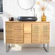 Kommode Teakholz Bad-Schrank