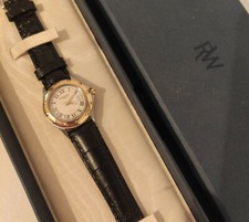 Rar: Luxus Raymond Weil Geneve Tango 18 K Goldhaube Datum Swiss Made Uhr  -TOP !
