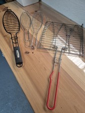 BBQ Fisch Grillhalter Grillzange Fischrost Fischbräter