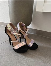 jumex high heels Schwarz Rose Gr 39
