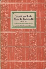 Insel-Bücherei Nr. 238: von Ranke. Männer der Weltgeschichte. 16.-18.Tsd. 1930