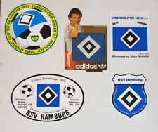 Hamburger SV - 5 alte Aufkleber 80er Jahre