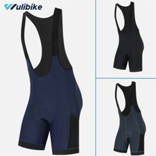 Fahrradhose Herren Kurz Trägerhose Gepolstert mit Taschen Bib shorts Trägerhose