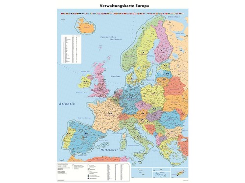 Geometro europakarte - europakarte, xl