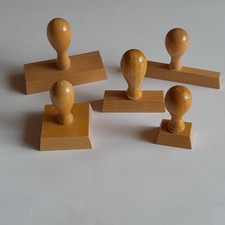 Holzstempel NEU │ 8 x 10 mm bis 15 x 100 mm │Stempel Holz Stempelrohlinge