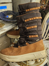 PUMA GoreTex Schneestiefel Gr.41 Leder Boots Winterstiefel Fleecefutter Neuw