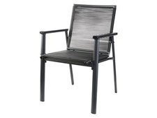 LIVARNO home Alu-Gartenstuhl »Miami«, im Rope-Design, anthrazit - B-Ware