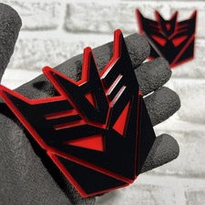 Fender Badges 2x Decepticon