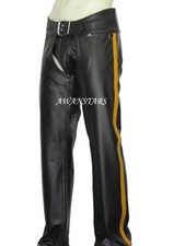 awanstar genuine leather pants