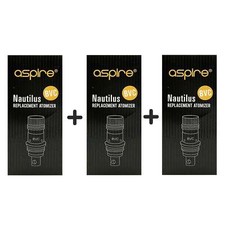 3 x 5 Aspire - Nautilus BVC - Verdampferköpfe/Coils/Heads/Coil/Head 1.80 Ohm