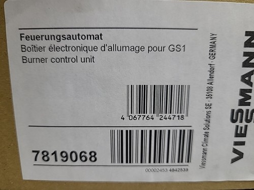 Gasfeuerungsautomat viessmann - gasfeuerungsautomat,