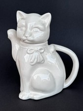 Vintage Katzen Teekanne