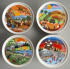 Vier Jahreszeiten Wandteller