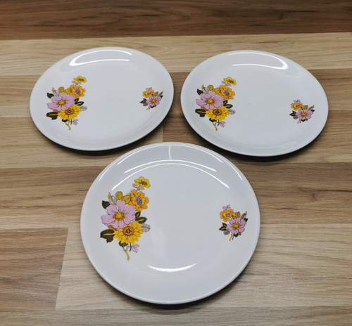 3er set vintage teller mit - 3er,