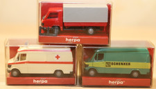 3x Herpa Transporter LKW