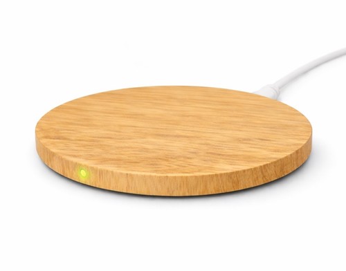 Wireless ladestation 15w holz - wireless,