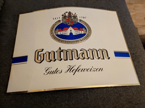 Gutmann bier schild - gutmann,