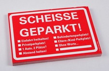 Scheisse Geparkt Notizblock A7