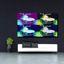LEINWAND BILD ER XXL POP ART AUTO OLDTIMER 1954 ANDY WARHOL