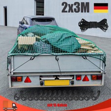Anhängernetz 2 x 3 m Sicherungsnetz Transportnetz für Anhänger Sicherung PKW