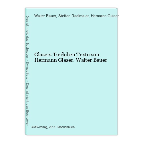Glasers tierleben texte - texte, von