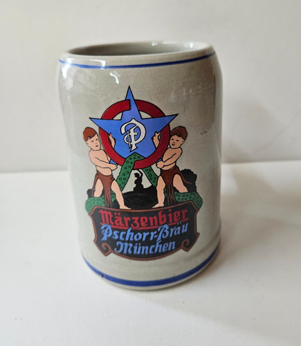 Bierkrug pschorr bräu - bräu, märzen