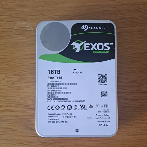 Seagate exos x16 - seagate,