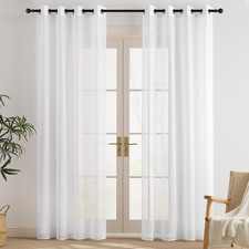 Leinenoptik voile gardinen - voile,