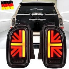 Schwarz Paar LED Rückleuchten Für BMW MINI Cooper Clubman R55 2007-2014 E-Nummer