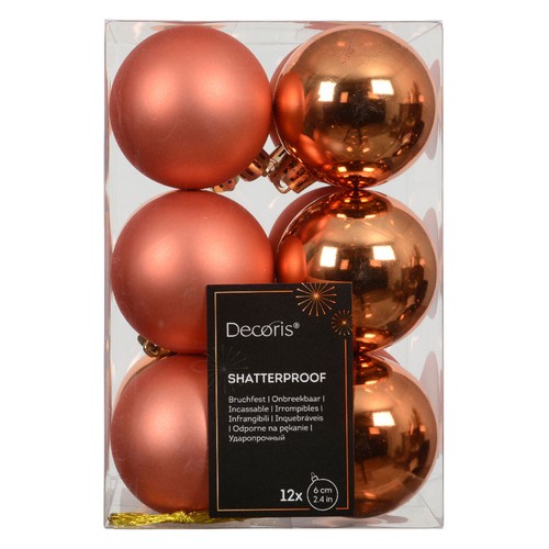 Weihnachtskugeln 6cm - 12,