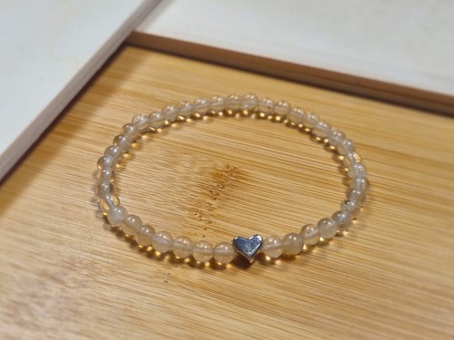 Echter citrin armband mit - echter,