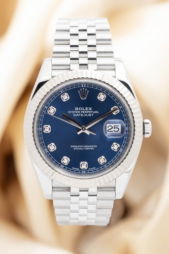 Rolex datejust 41mm diamond - rolex,