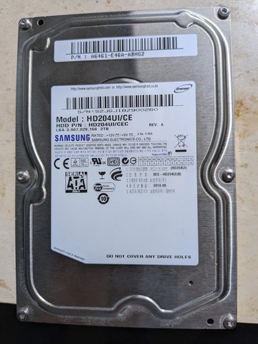 Festplatte samsung hd204ui 2tb - festplatte,