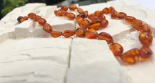 Baltische natur Bernsteinkette baltic Amber stone Necklace Bernstein Kette