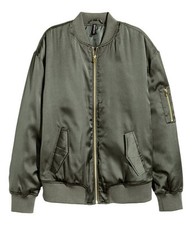 H&M Pilotenjacke aus Satin