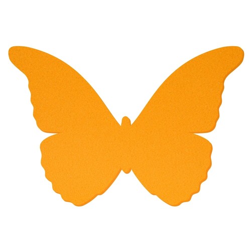 Gelber filztuch schmetterling - gelber,
