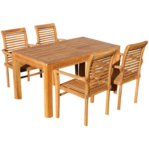 Teak set gartengarnitur - set:,