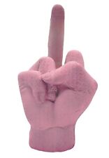 Steinfigur Mittelfinger