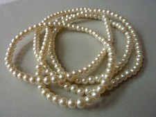 50 Glasperlen Glaswachsperlen