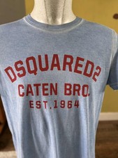 Dsquared2 Icon - T Shirt - Grösse XL -  Blau WASH LOOK  **